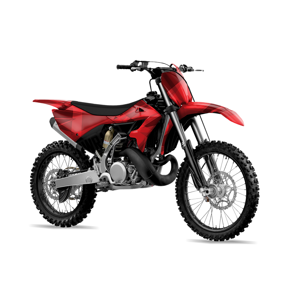 Sharp Elite Red Dirt Bike Wraps