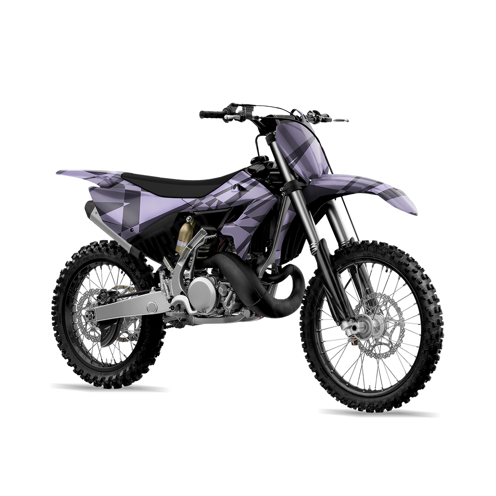 Sharp Lilac Dirt Bike Wraps