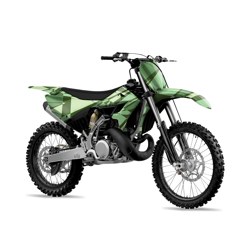 Sharp Pistachio Dirt Bike Wraps