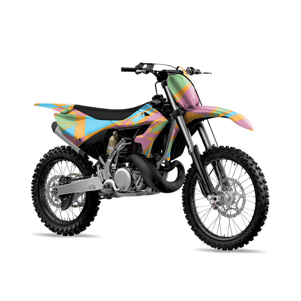 Sharp Sherbert Dirt Bike Wraps