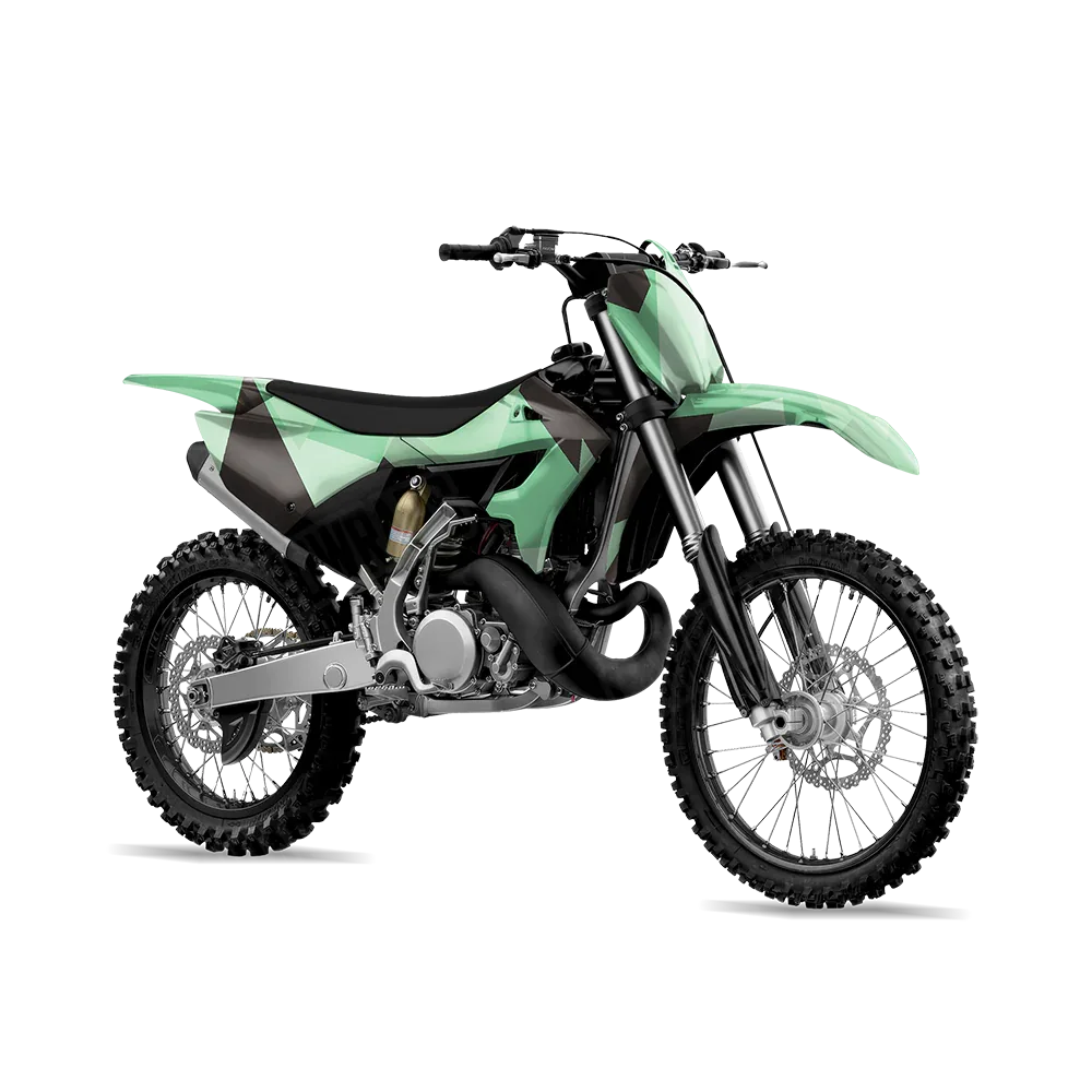 Shattered Mint Chocolate Chip Dirt Bike Wraps