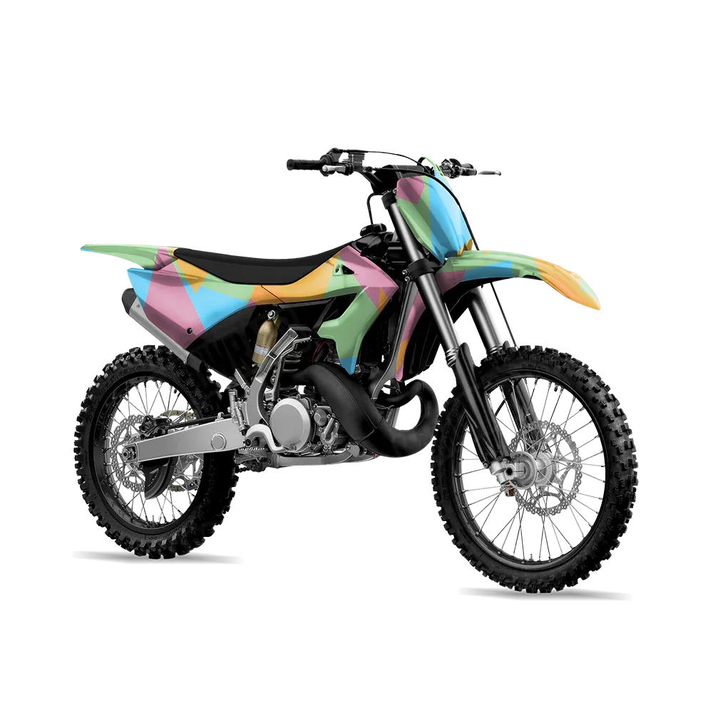 Shattered Sherbert Dirt Bike Wraps