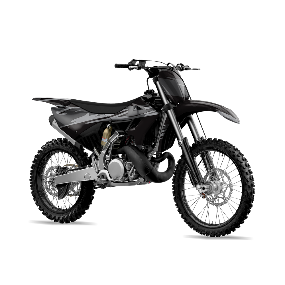 Shredded Midnight Dirt Bike Wraps
