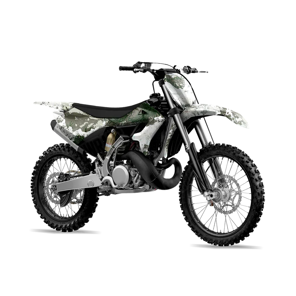 Substrate Snow Spruce Dirt Bike Wraps