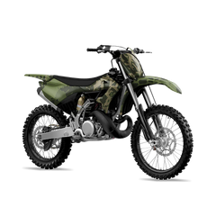 Tire Splatter Army Green Dirt Bike Wraps