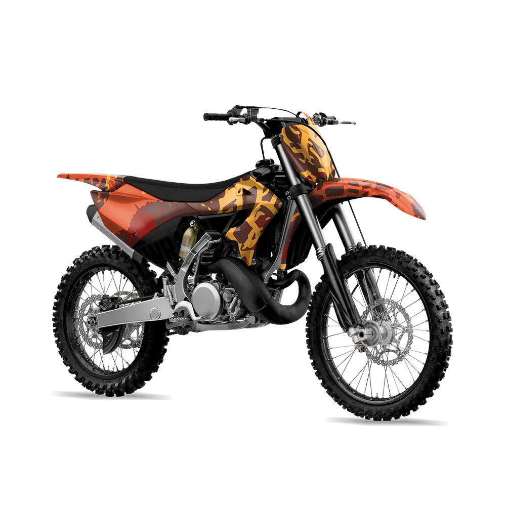 Tire Splatter Autumn Dirt Bike Wraps