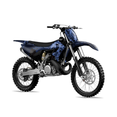 Tire Splatter Blue Midnight Dirt Bike Wraps