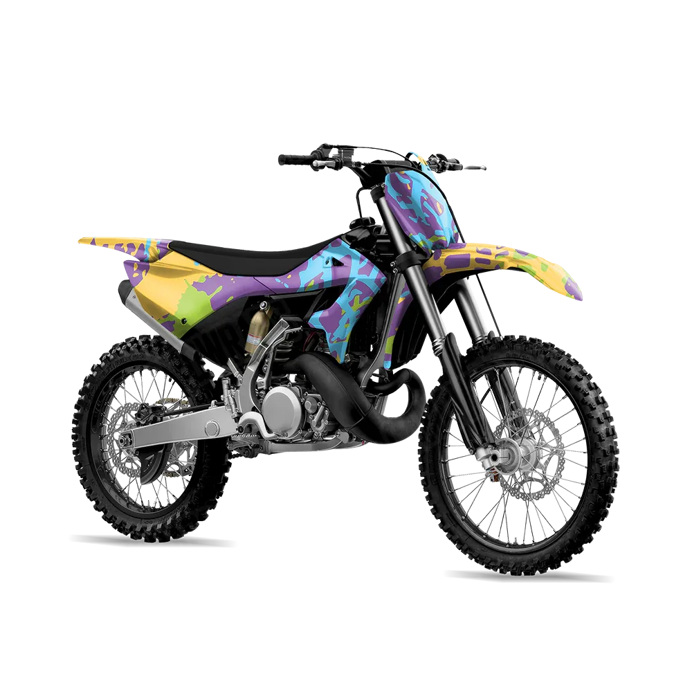 Tire Splatter Carnival Dirt Bike Wraps