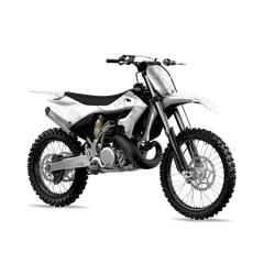 Tire Splatter Elite White Dirt Bike Wraps