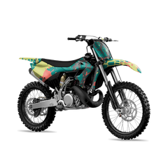 Tire Splatter Fiesta Dirt Bike Wraps