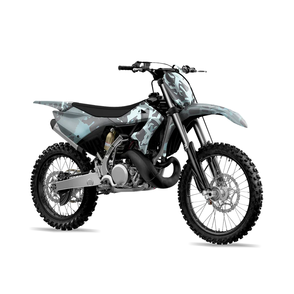 Tire Splatter Overcast Dirt Bike Wraps