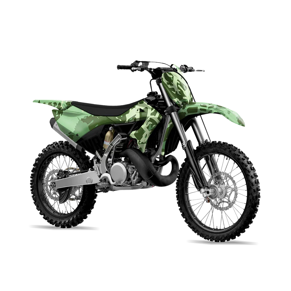 Tire Splatter Pistachio Dirt Bike Wraps