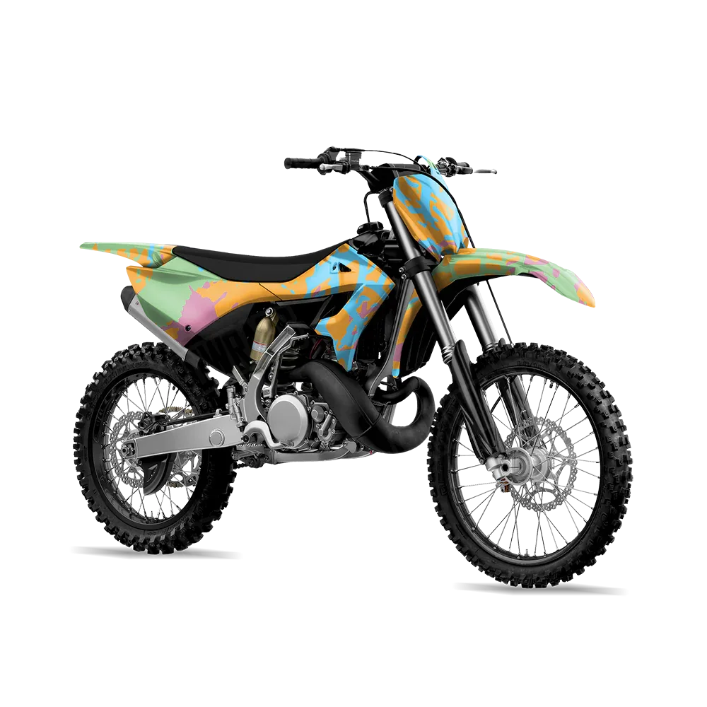 Tire Splatter Sherbert Dirt Bike Wraps