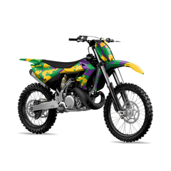 Treetop Mardi Gras Dirt Bike Wraps