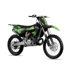 Treetop Metro Green Dirt Bike Wraps
