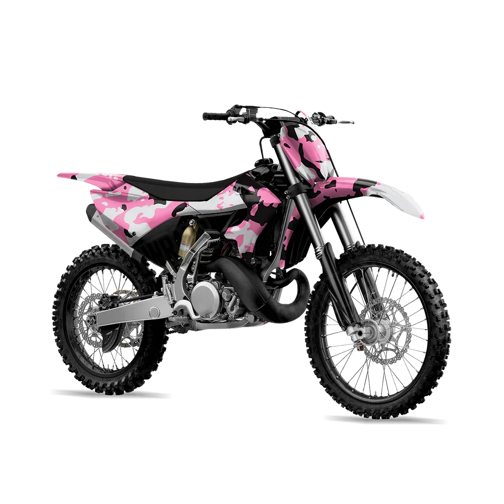 Treetop Pink Tiger Dirt Bike Wraps