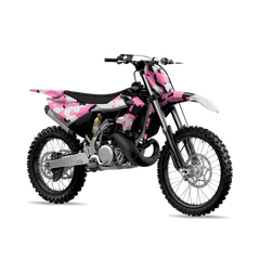 Treetop Pink Tiger Dirt Bike Wraps