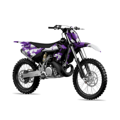 Treetop Purple Tiger Dirt Bike Wraps