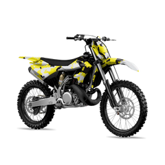 Treetop Yellow Tiger Dirt Bike Wraps
