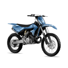 Vietnam Tiger Stripe Cool Blue Dirt Bike Wraps