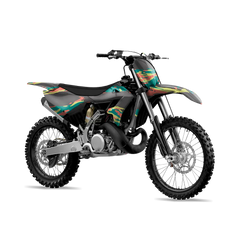 Vietnam Tiger Stripe Fiesta Dirt Bike Wraps