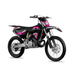 Vietnam Tiger Stripe Magenta Tiger Dirt Bike Wraps