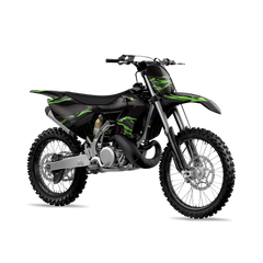 Vietnam Tiger Stripe Metro Green Dirt Bike Wraps