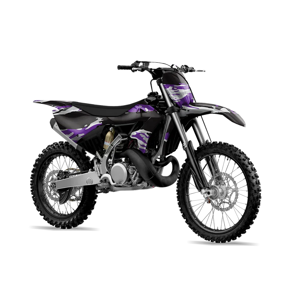 Vietnam Tiger Stripe Purple Tiger Dirt Bike Wraps