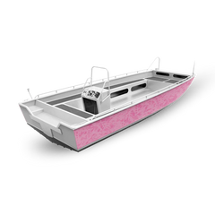 Crystal Elite Pink Fishing Boat Wraps