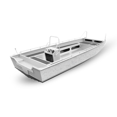 Crystal Elite White Fishing Boat Wraps