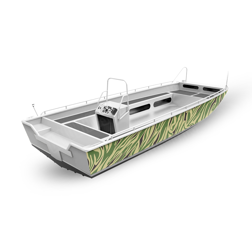Fun Stripe Jungle Fishing Boat Wraps