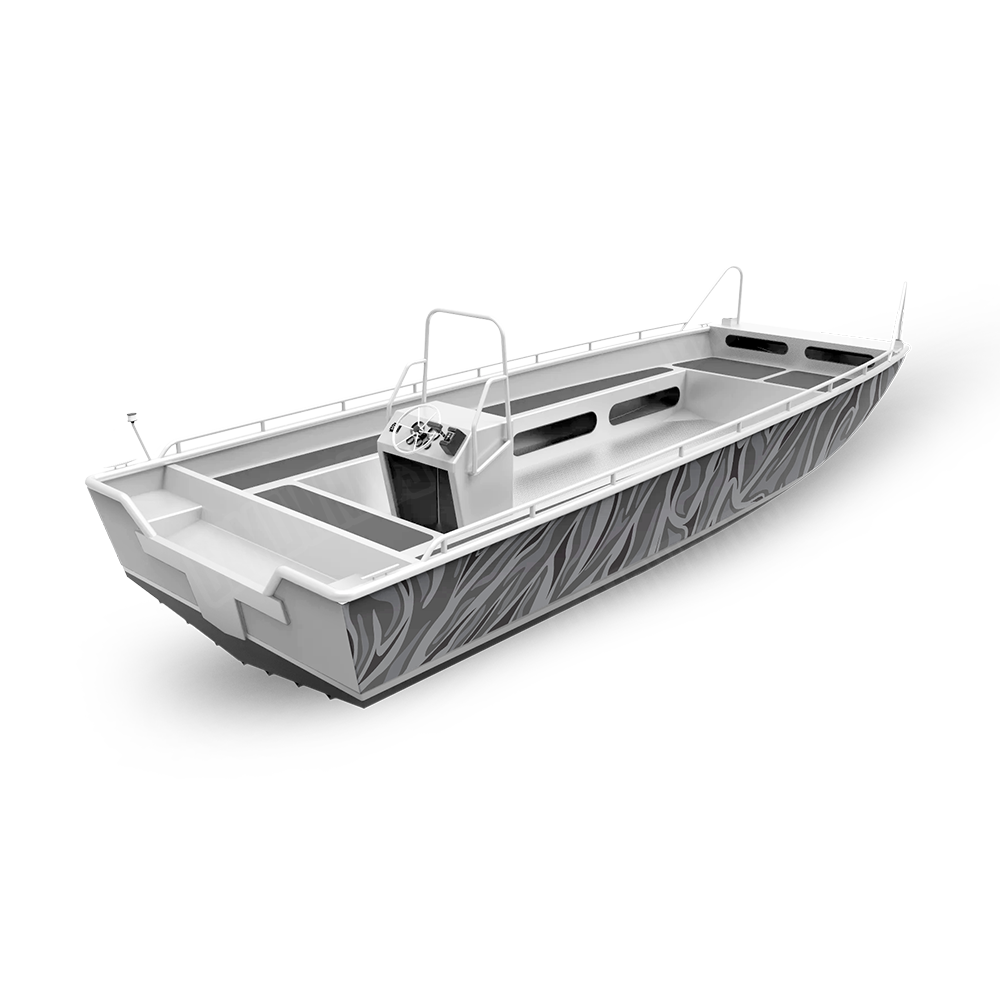 Fun Stripe Midnight Fishing Boat Wraps