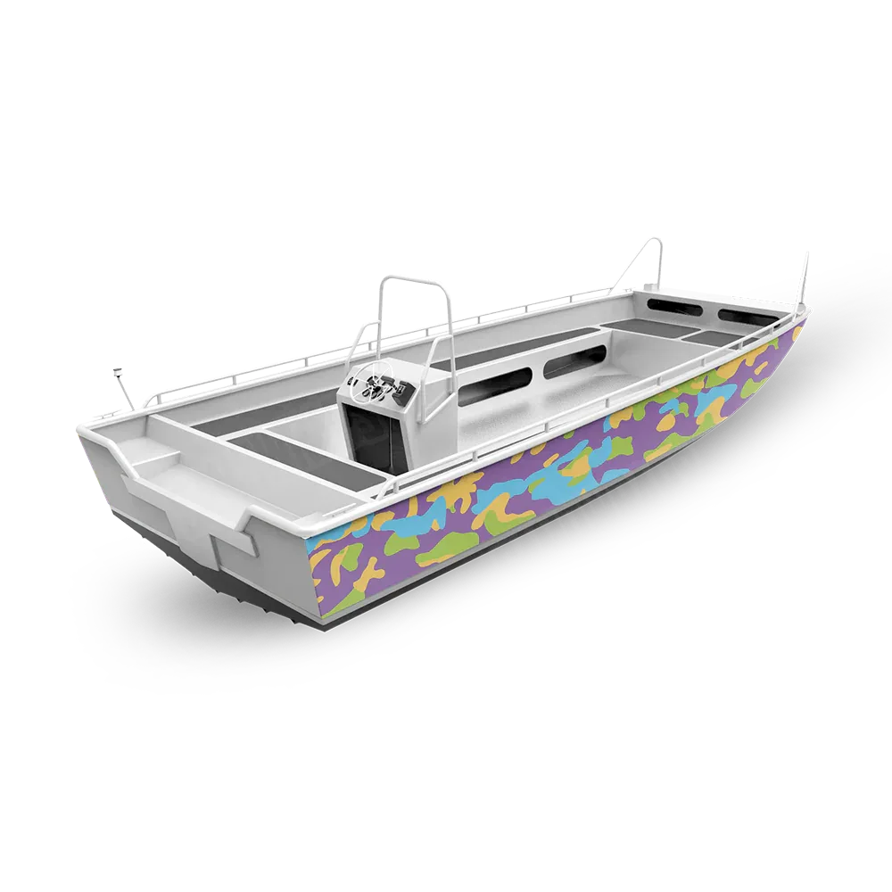 Classic Fishing Boat Camo Vinyl Wraps - Camo Wraps