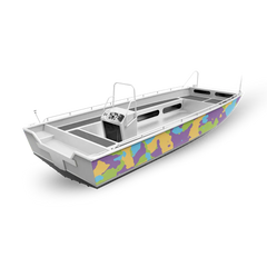 Cumulus Fishing Boat Camo Vinyl Wraps - Camo Wraps
