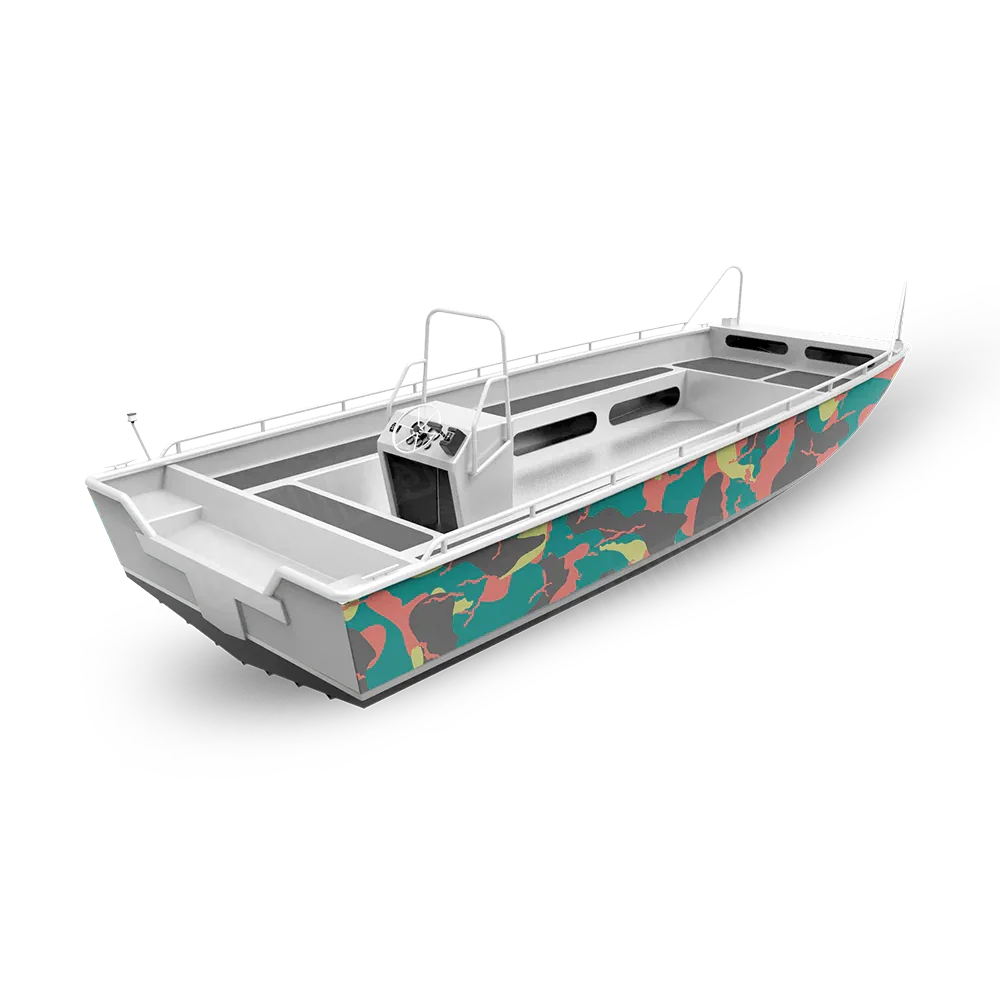 Ragged Fishing Boat Camo Vinyl Wraps - Camo Wraps