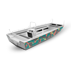 Ragged Fishing Boat Camo Vinyl Wraps - Camo Wraps