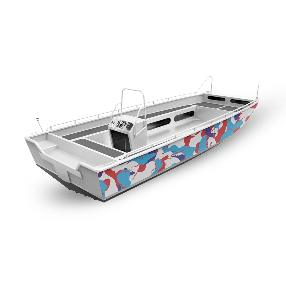 Ragged Fishing Boat Camo Vinyl Wraps - Camo Wraps