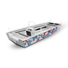 Ragged Fishing Boat Camo Vinyl Wraps - Camo Wraps