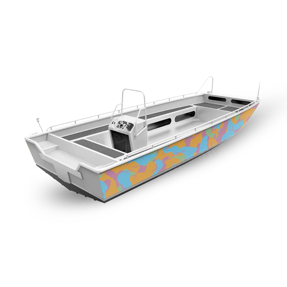 Ragged Fishing Boat Camo Vinyl Wraps - Camo Wraps