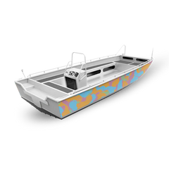 Ragged Fishing Boat Camo Vinyl Wraps - Camo Wraps