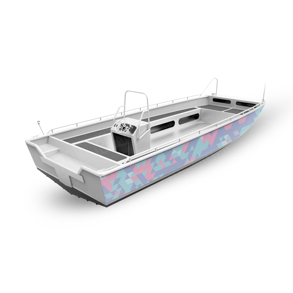 Triangle Cotton Candy Fishing Boat Wraps