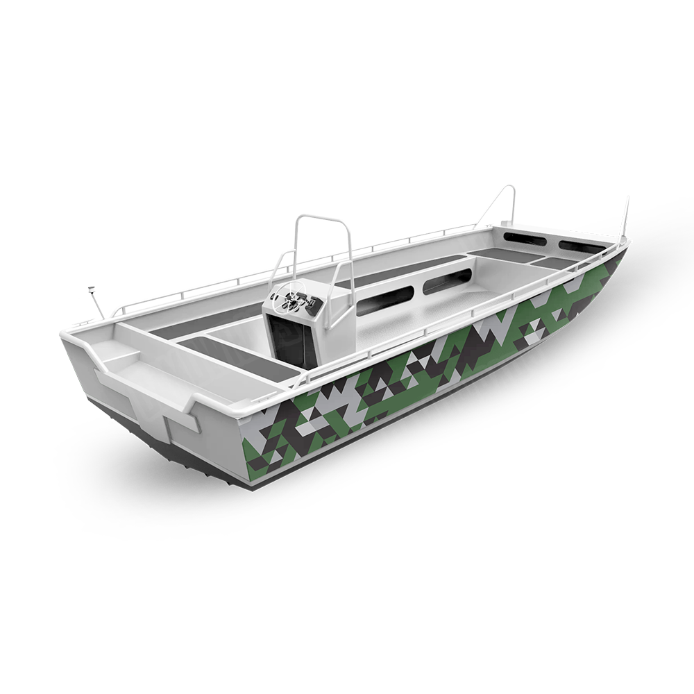Triangle Green Tiger Fishing Boat Wraps