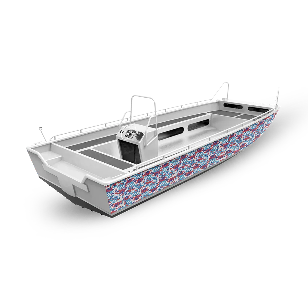 Classic Fishing Boat Camo Vinyl Wraps - Camo Wraps