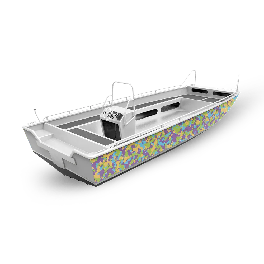 Cumulus Fishing Boat Camo Vinyl Wraps - Camo Wraps