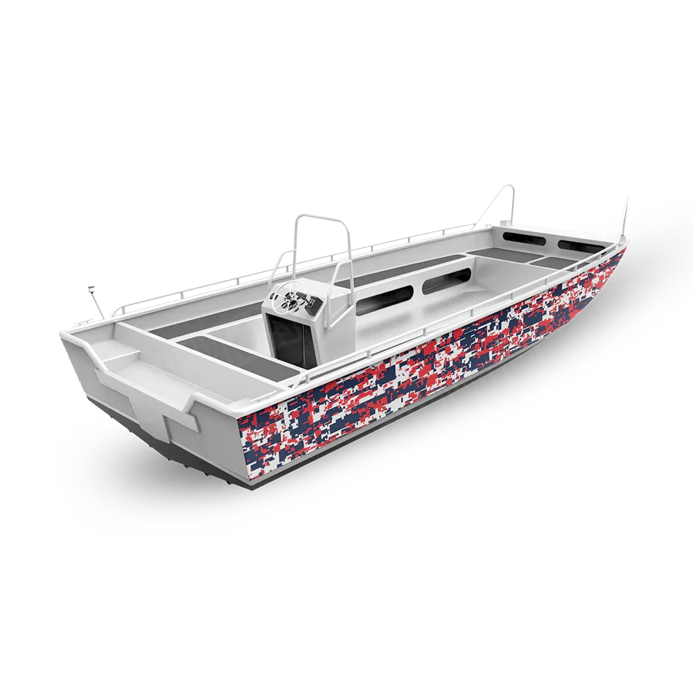 Digital Fishing Boat Camo Vinyl Wraps - Camo Wraps