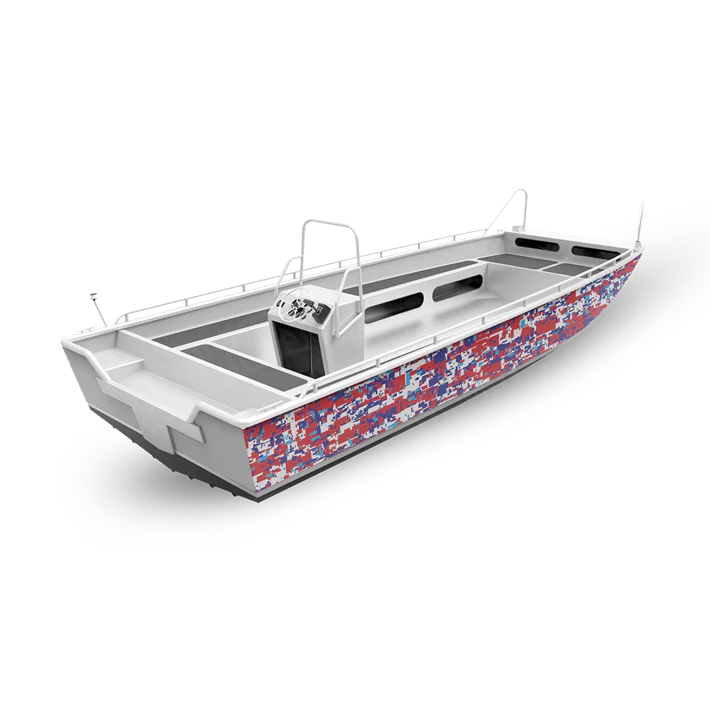 Digital Fishing Boat Camo Vinyl Wraps - Camo Wraps