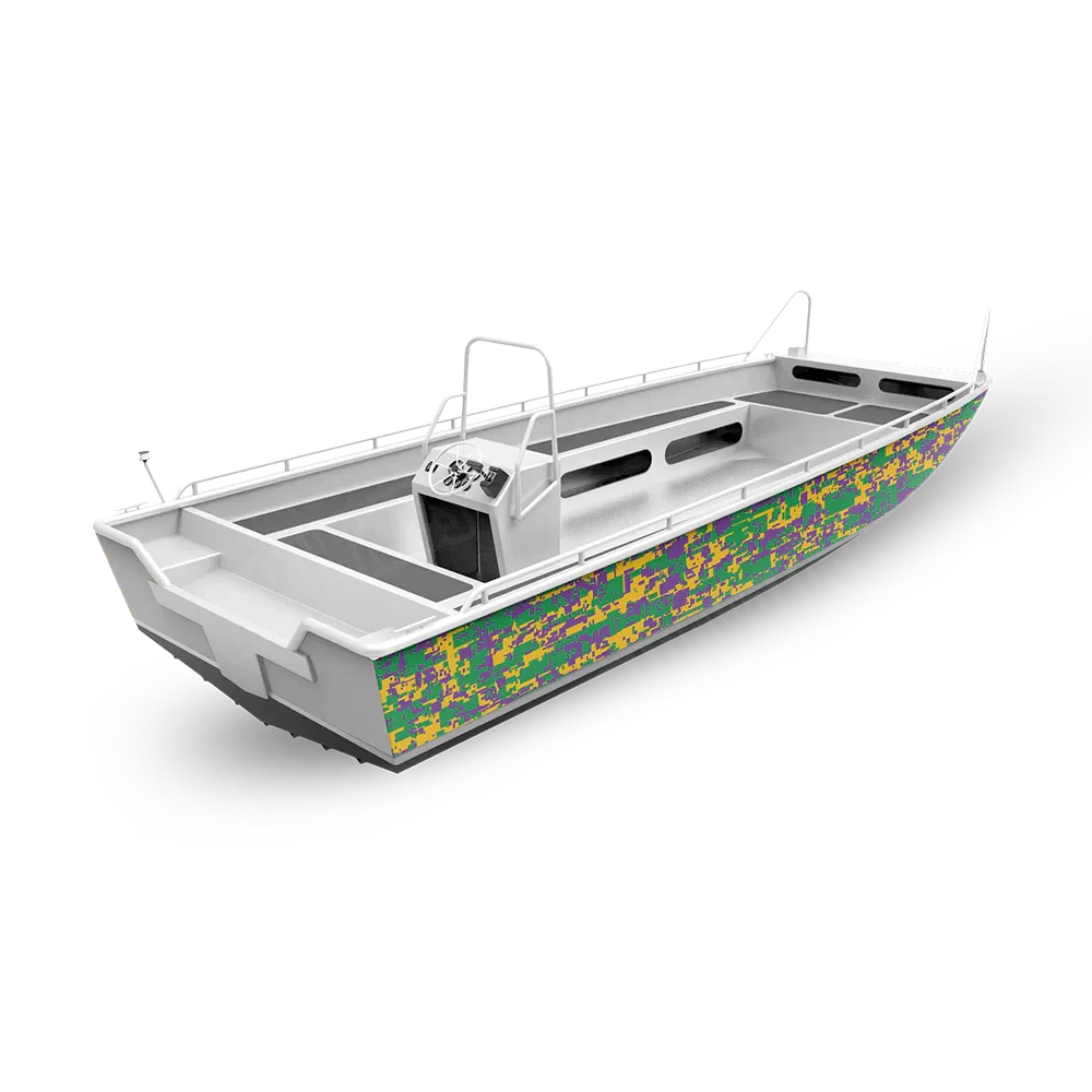 Digital Fishing Boat Camo Vinyl Wraps - Camo Wraps