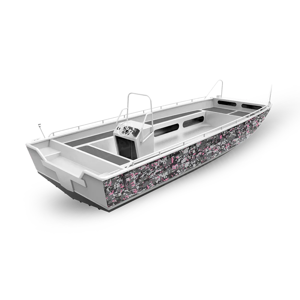 Digital Fishing Boat Camo Vinyl Wraps - Camo Wraps
