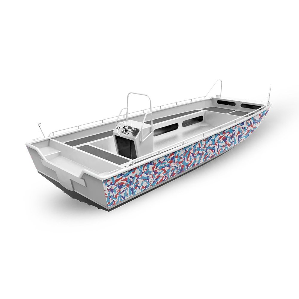Ragged Fishing Boat Camo Vinyl Wraps - Camo Wraps