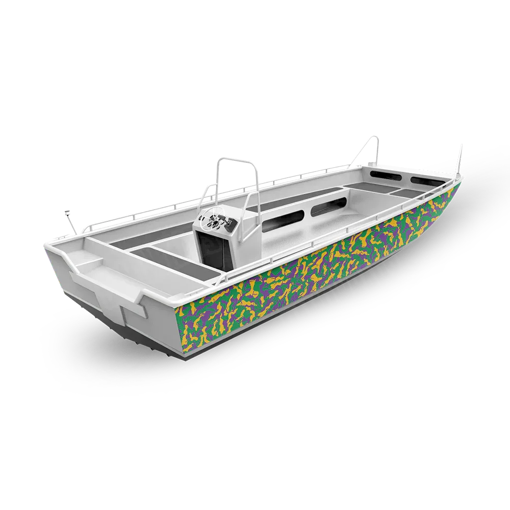 Ragged Fishing Boat Camo Vinyl Wraps - Camo Wraps